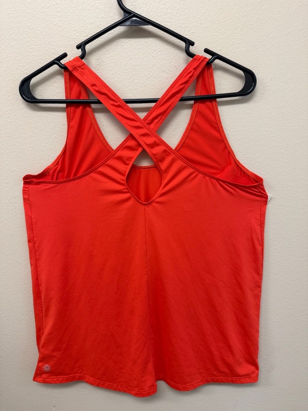 Athleta Cross Back Orange Tank SzM